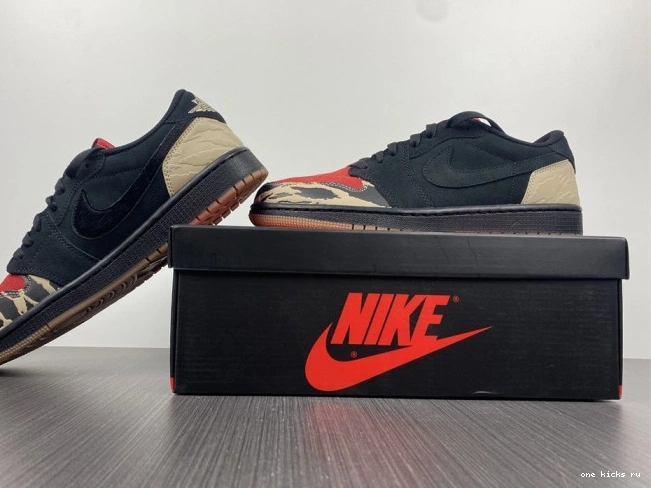 Chep Onekick SoleFly x DN3400-001 Air Jordan 1 Low Carnivore 0808